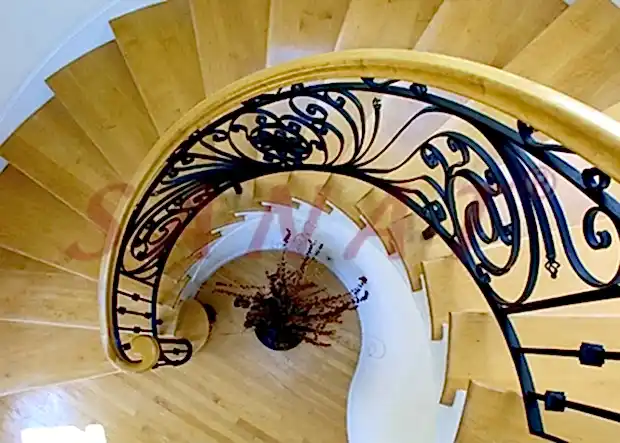 ferforje korkuluklu merdiven