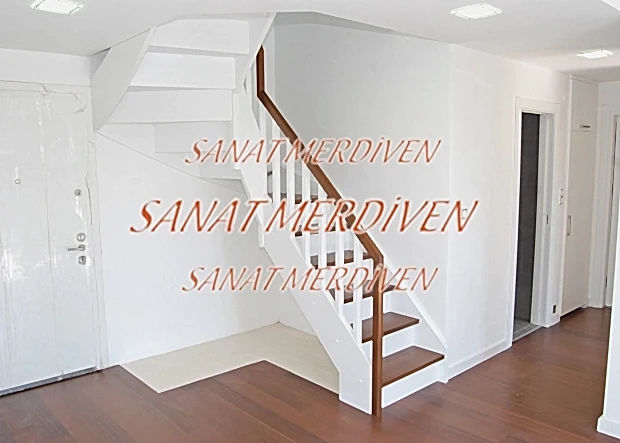 beyaz özel merdiven