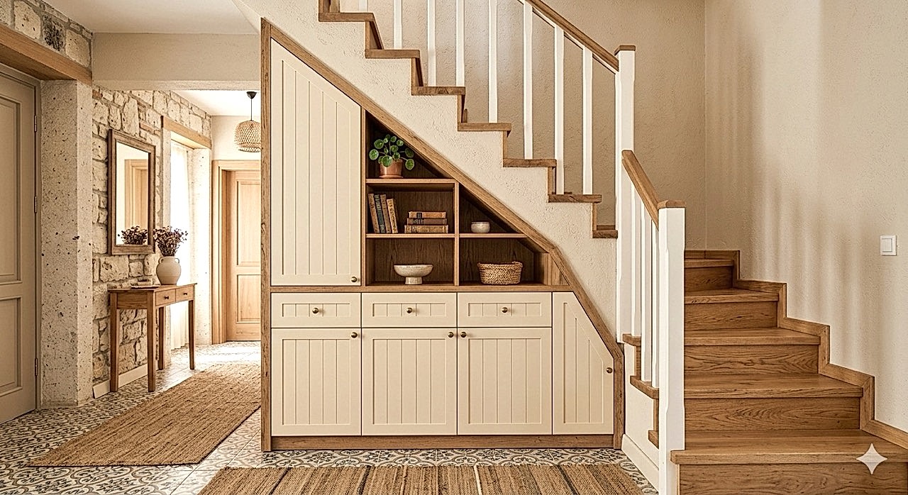 merdiven altı dekorasyonu